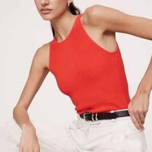 Banana Republic Ribbed High Neck Tank